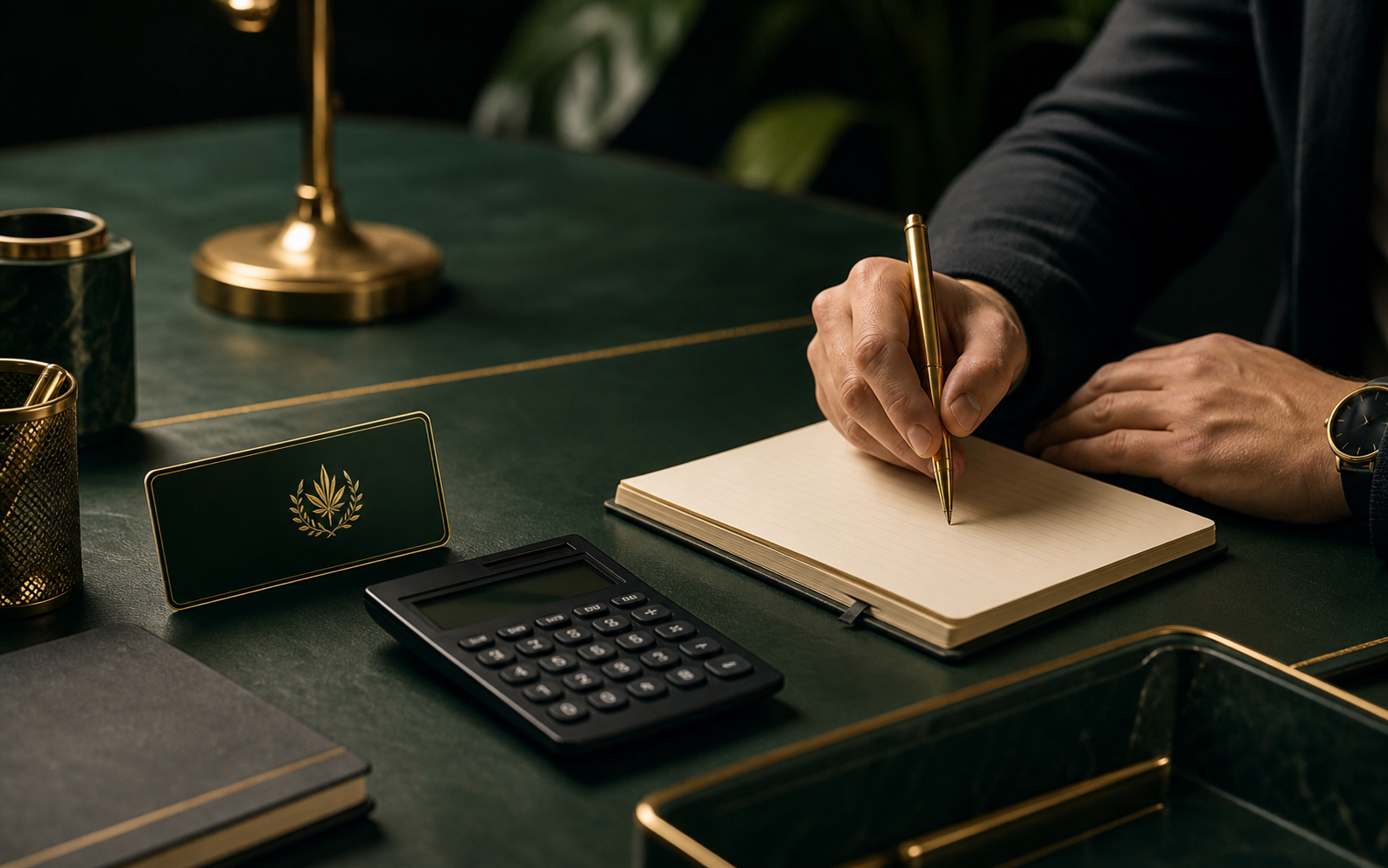Responsible budgeting desk for private association visit